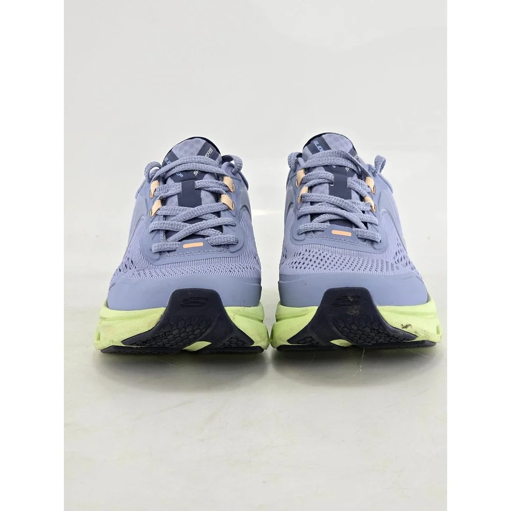 Skechers Slip-Ins Glide-Step Altus Womens 6 Blue Lime Athletic Shoes - Good